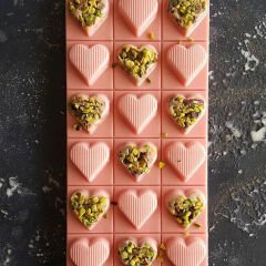 18 Gözlü Kalpli Tablet Çikolata Kalıbı No: 225