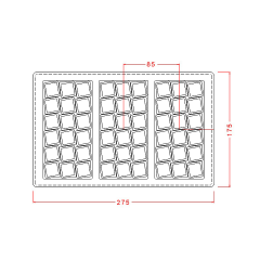 18-Piece   Break   Up   Chocolate   Mould   No:   223