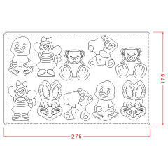 Assorted   Animals   Chocolate   Mould   No:   220