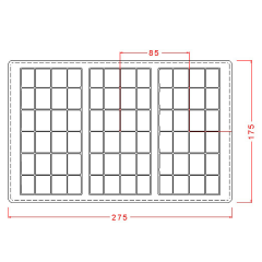 24 Gözlü Tablet Çikolata Kalıbı No: 215