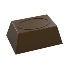 Square   With   Cocoa   Design   Chocolate   Mould   No:   212