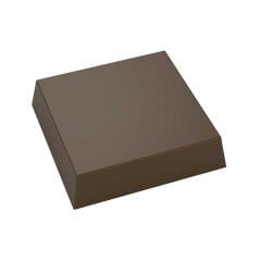 Caraque   Chocolate   Mould   Plain   Square   (8g)   No:   208