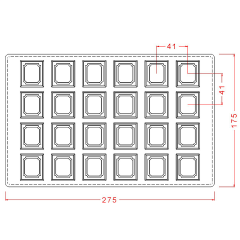 Jumbo   Pralines   Chocolate   Mould   No:188