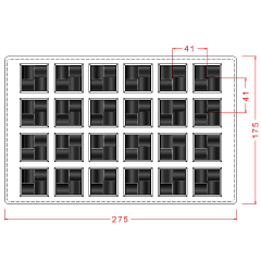 Kare Spesiyal Çikolata Kalıbı No: 184