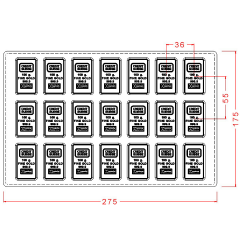 Gold   Brick   Praline   Chocolate   Mould   No: 180