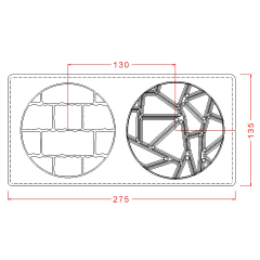 Break   Up   Disc   Chocolate   Mould   No:   177