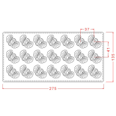 Fantasy   Praline   Chocolate   Mould   No:   176