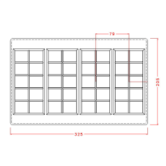 200 gr. Blok Çikolata Kalıbı No: 171