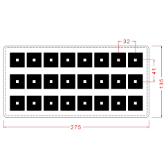 Pyramid   Praline   Chocolate   Mould   No:   167