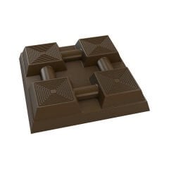 Mini   Square   Tablet   Chocolate   Mould   No:   166