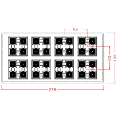 Mini Kare Tablet Çikolata Kalıbı No: 166