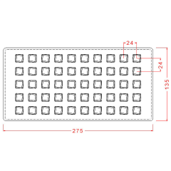 Mini   Square   Chips   Chocolate   Mould   No:   161
