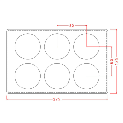 Dome   Praline   Chocolate   Mould   (2.75″   Diameter)   No:   156