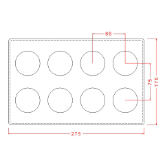 Dome   Praline   Chocolate   Mould   No:   154