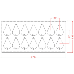 Armut Çikolata Kalıbı No: 151