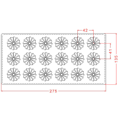 Rounded   Flower   Praline   Chocolate   Mould   No:   147