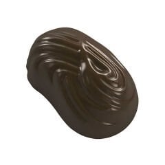 Oval   Praline   With   Swirls   Chocolate   Mould   No:   142