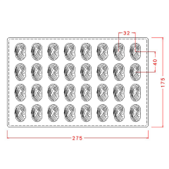 Elips Spesiyal Çikolata Kalıbı No: 142