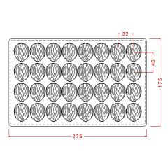 Walnut   Praline   Chocolate   Mould   No: 139