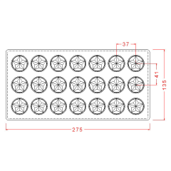 Round   Pralines   Chocolate   Mould   No:   137