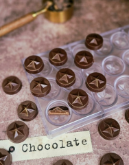 Round   Pralines   Chocolate   Mould   No:   137