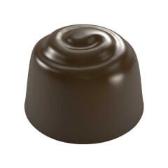 Round   Praline   with   Swirl   Chocolate   Mould   No:   133