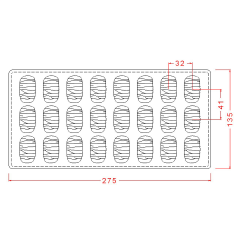 Elips Spesiyal Çikolata Kalıbı No: 123