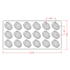 Grape   Praline   Chocolate   Mould   No:   122