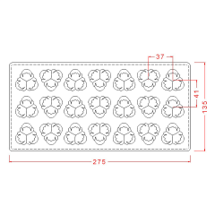 Üç Tepeli Spesiyal Çikolata Kalıbı No: 120
