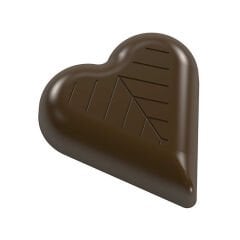 Heart   With   Lines   Chocolate   Mould   No:   117