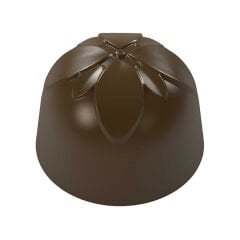 Dome   with   Flower   Praline   Chocolate   Mould   No:   116