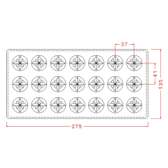 Çiçekli Yuvarlak Spesiyal Çikolata Kalıbı No: 116
