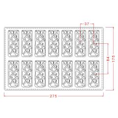 Enrobed   Bar   Chocolate   Mould   No:   112