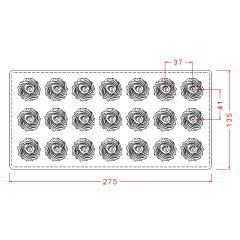 Round   Swirl   Praline   Chocolate   Mould   No:   111