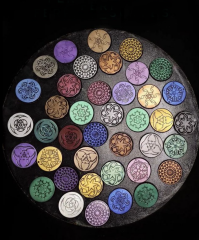 Assorted   Design   Disc   Chocolate   Mould   No:   109