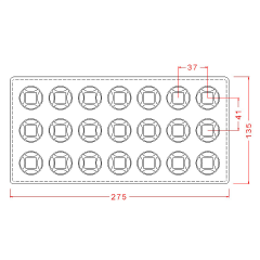 Round   Praline   Chocolate   Mould   No:   104