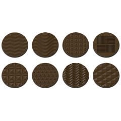 Assorted   Texture   Disc   Chocolate   Mould   No:   103