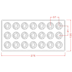 Round   Praline   Chocolate   Mould   No:   100