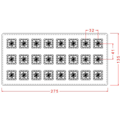 Kare Spesiyal Çikolata Kalıbı No: 96