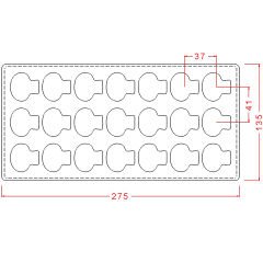 Mushroom   Praline   Chocolate   Mould   No:   89