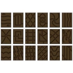 Caraques   Chocolate   Moulds   No:   80