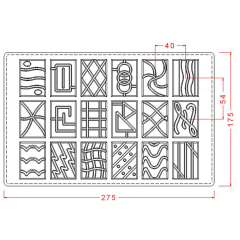 Caraques   Chocolate   Moulds   No:   80