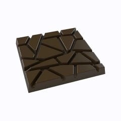 Geometric Patterned Square Tablet Chocolate Mould No: 76