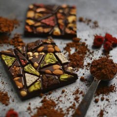 Patterned   Break   Up   Bar   Chocolate   Mould   No:   76