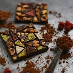 Geometrik   Desenli   Kare   Tablet   Çikolata   Kalıbı   No:   76