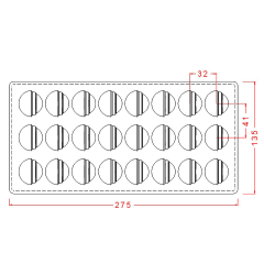Yuvarlak   Spesiyal   Çikolata   Kalıbı   No:   75