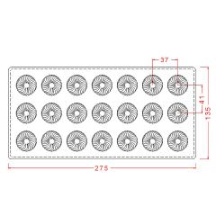 Round   Praline   Chocolate   Mould   No: 71