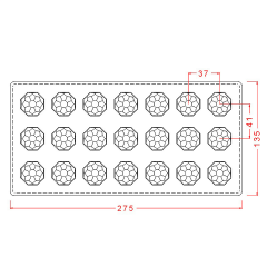 Geometric Praline Chocolate Mould No: 58
