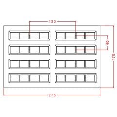 50   g   Dubai   Bar   Chocolate   Mould   No: 958