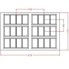 100 gr. Tablet Dubai Çikolata Kalıbı No: 957